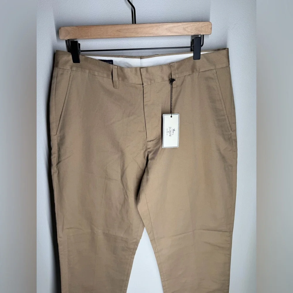 J by J.Crew Flex Tapered Khaki Pants Tailored Office Business Casual Performance